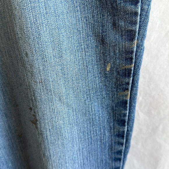 Jessica Simpson rolled crop skinny blue jeans, size 14/32 - Picture 4 of 15